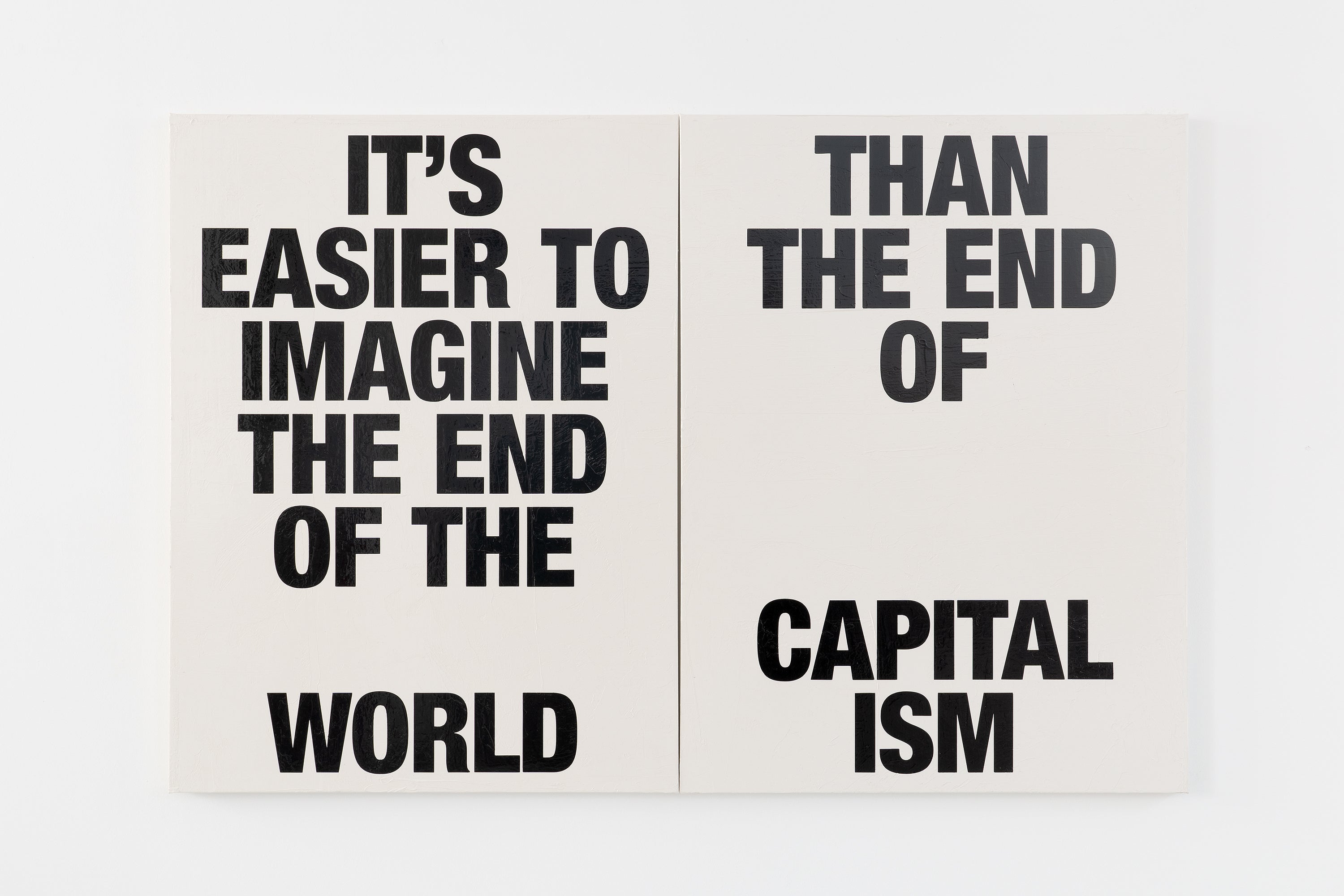 END OF CAPITALISM CANVAS 2x90x120CM