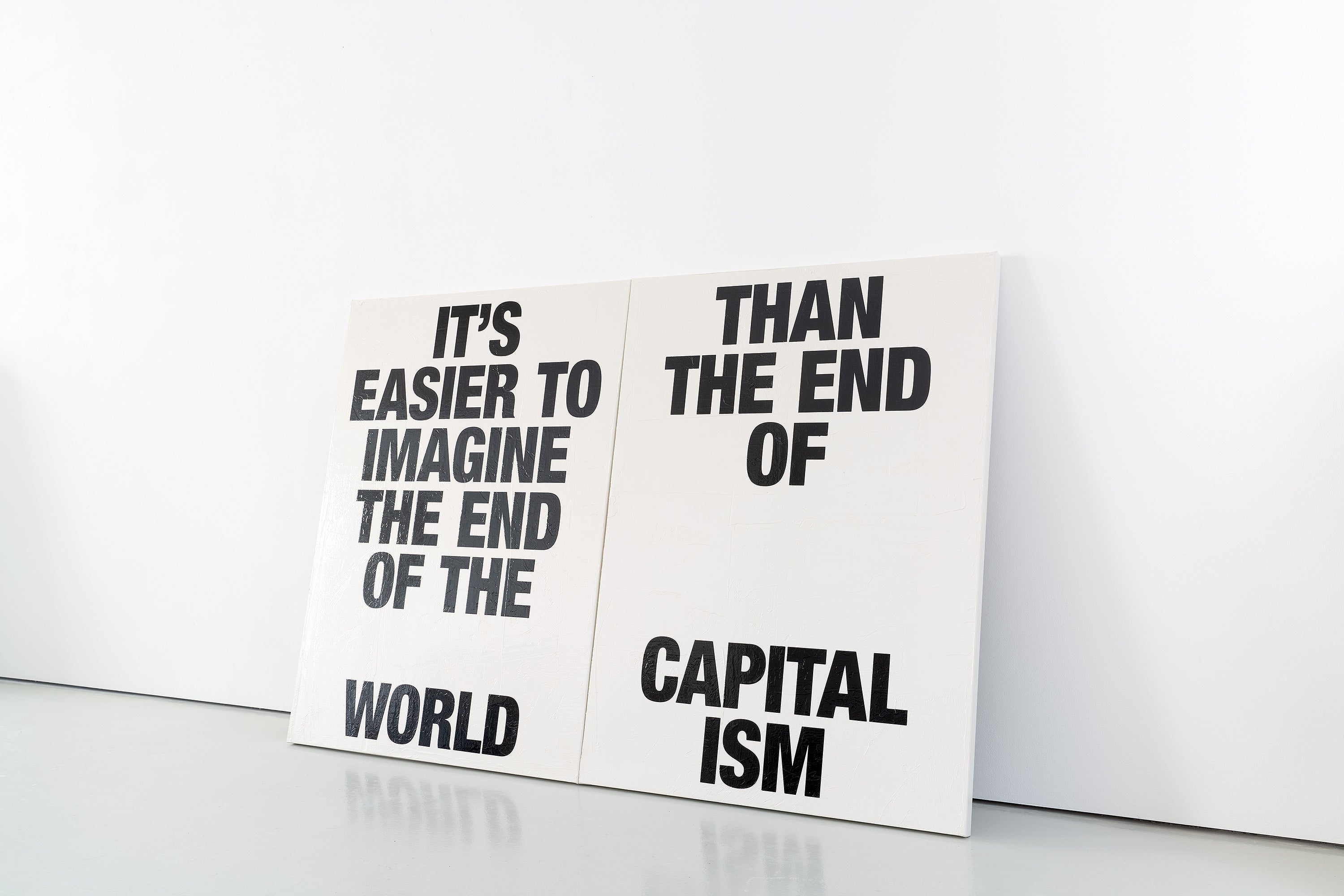 END OF CAPITALISM CANVAS 2x90x120CM