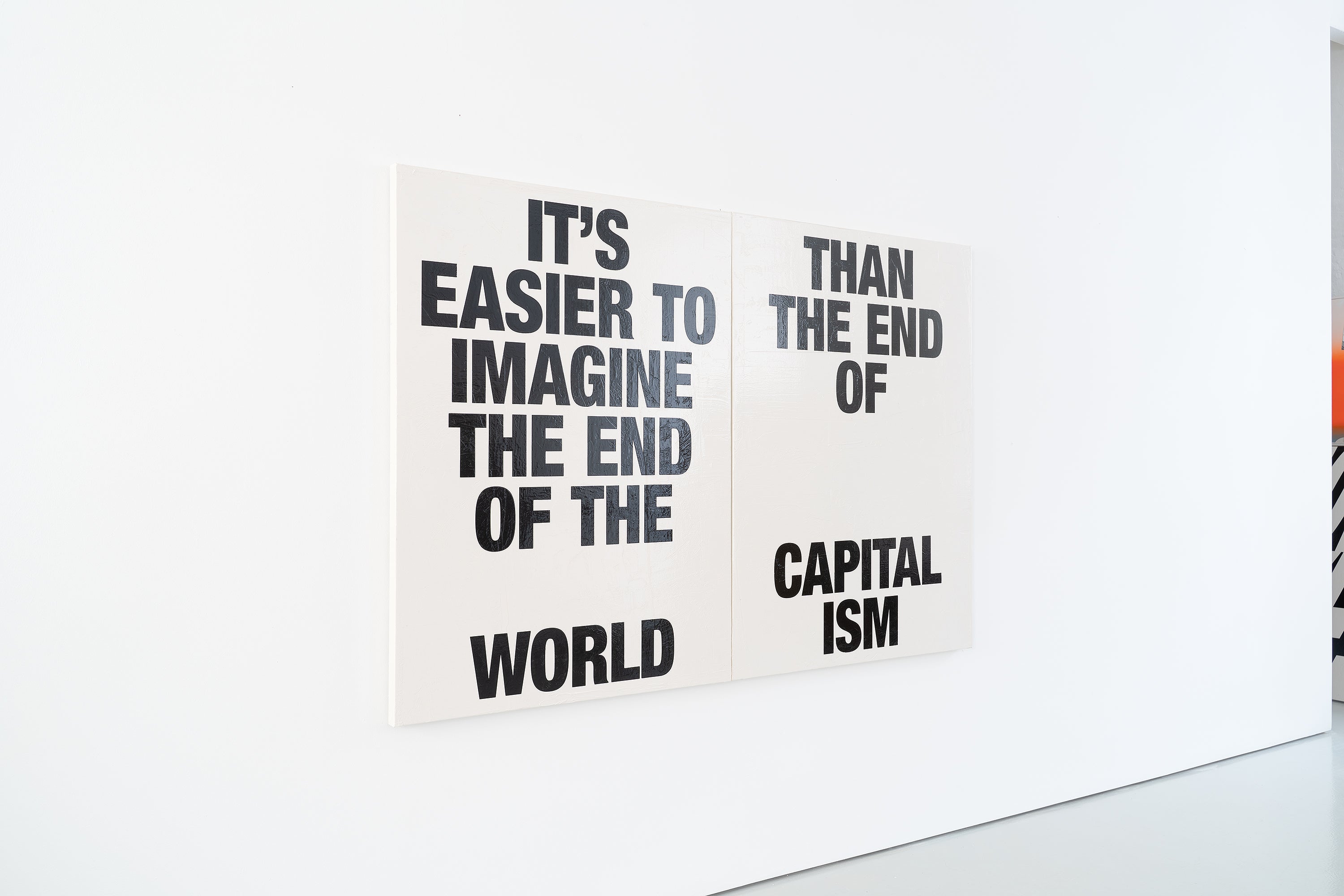 END OF CAPITALISM CANVAS 2x90x120CM