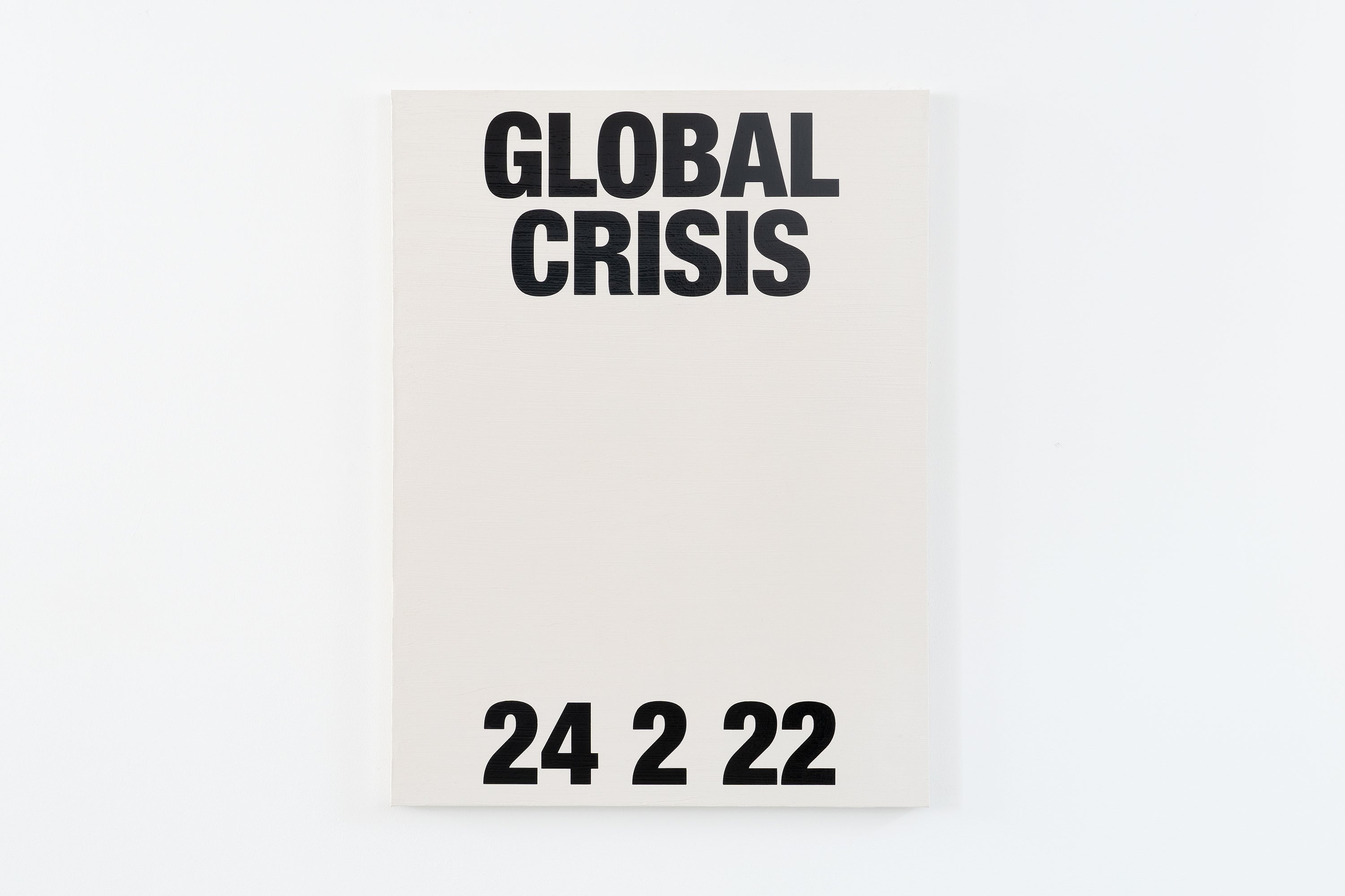 GLOBAL CRISIS CANVAS 90x120CM