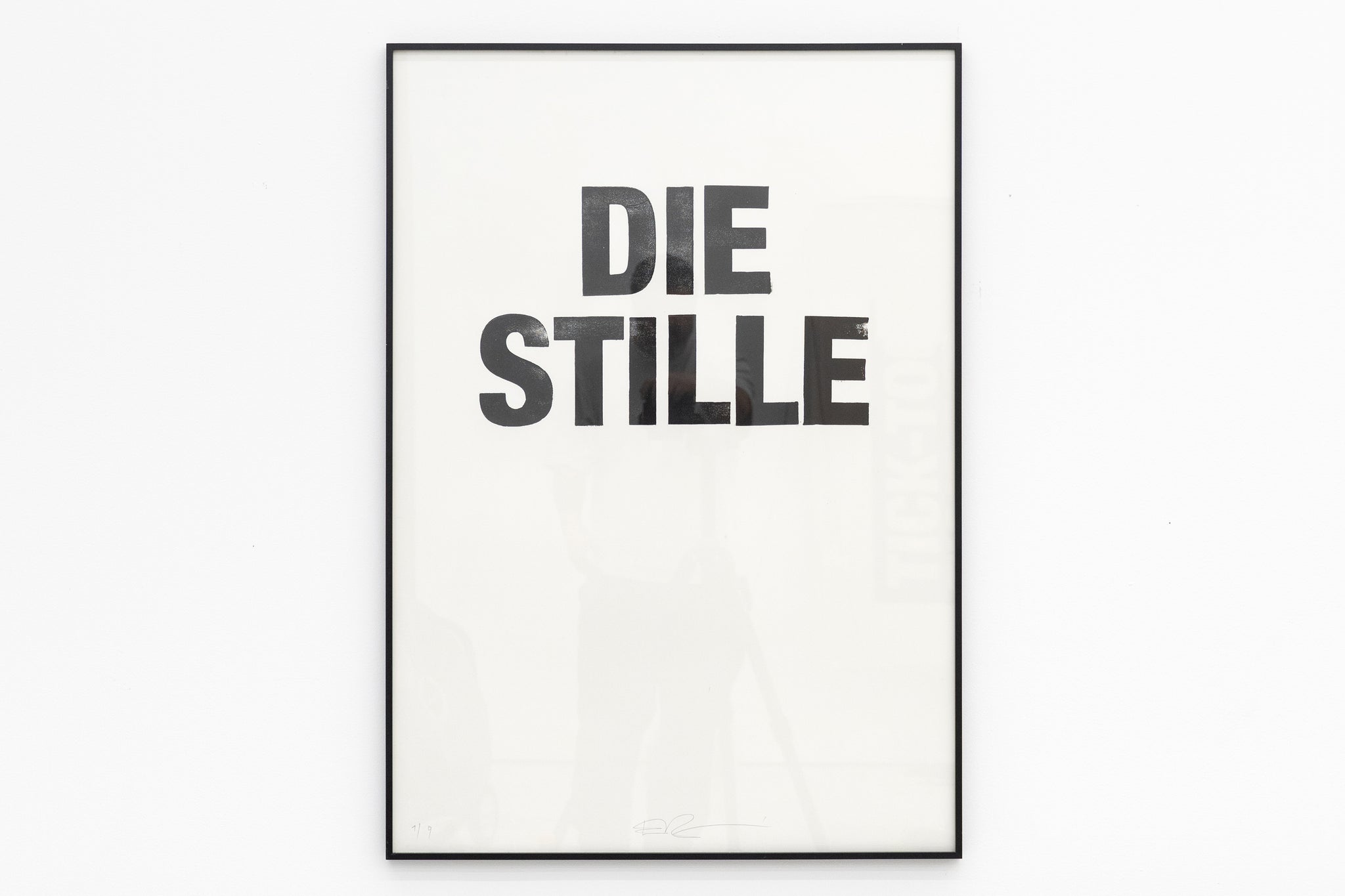 DIE STILLE (SILENCE) 70x100