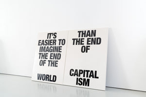 END OF CAPITALISM CANVAS 2x90x120CM