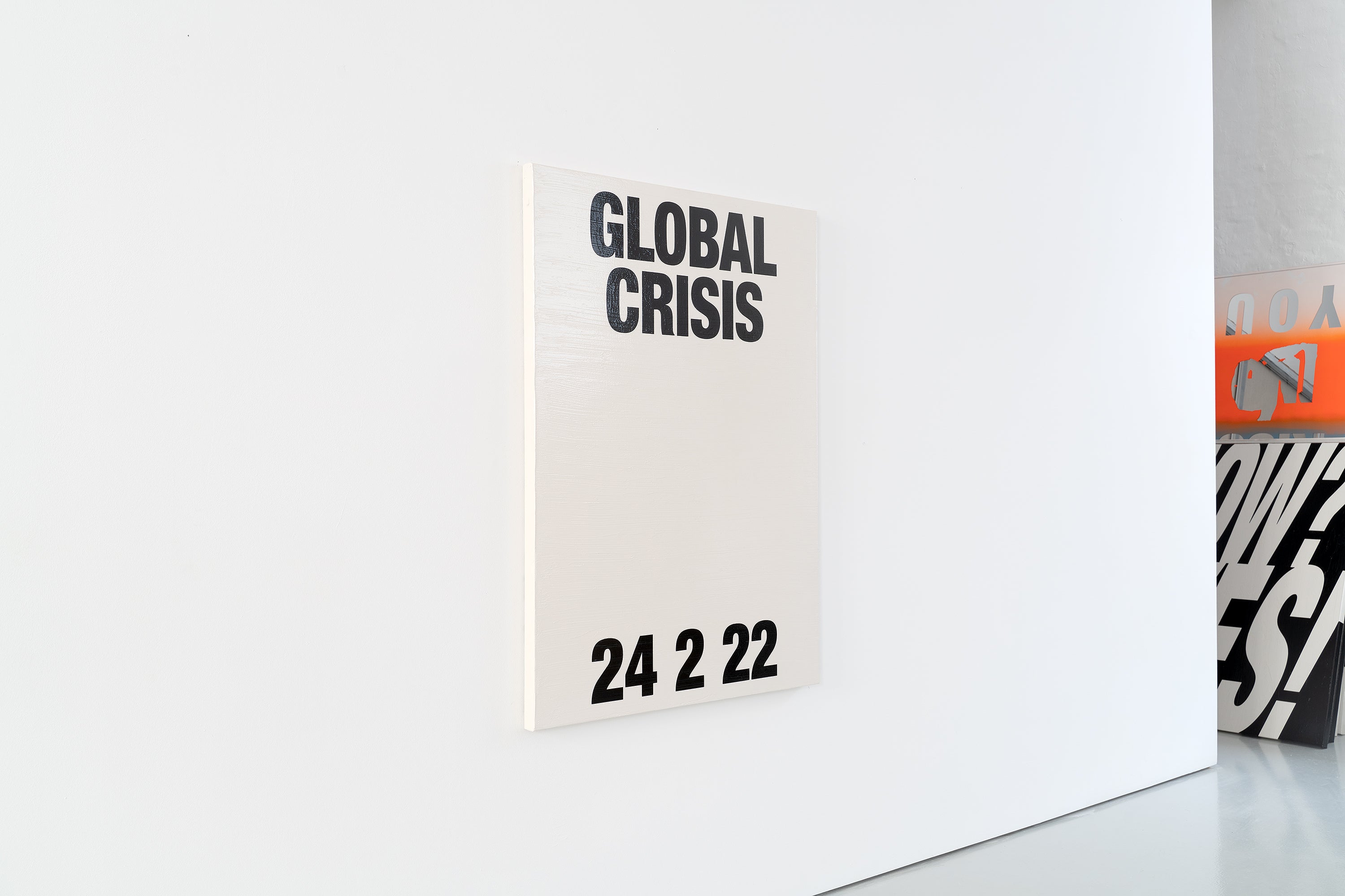 GLOBAL CRISIS CANVAS 90x120CM